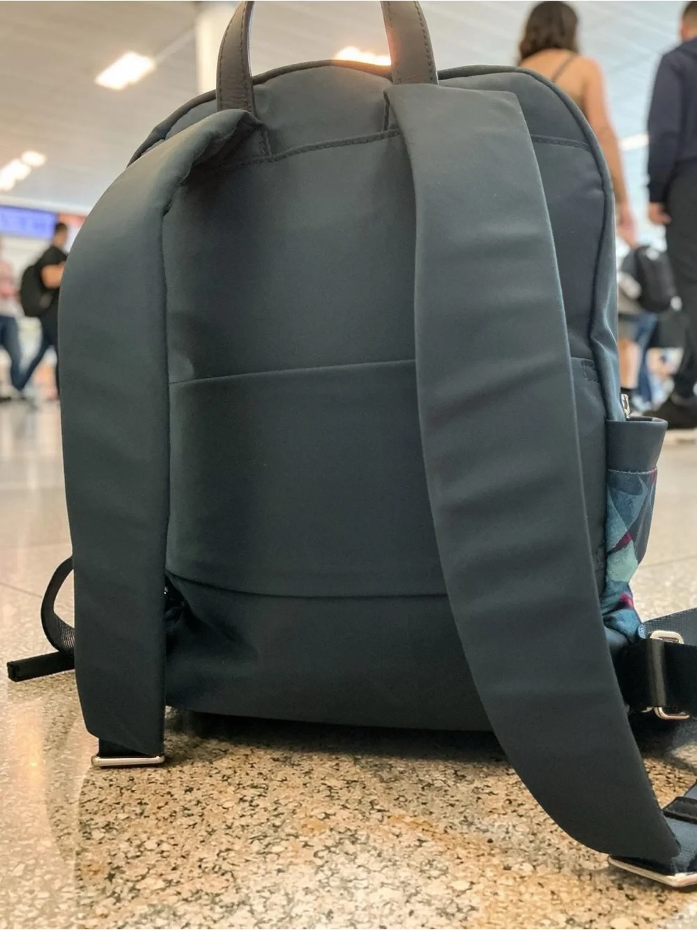 TUMI Voyageur Just In Case MINI Backpack - Blue Abstract Brushstroke -